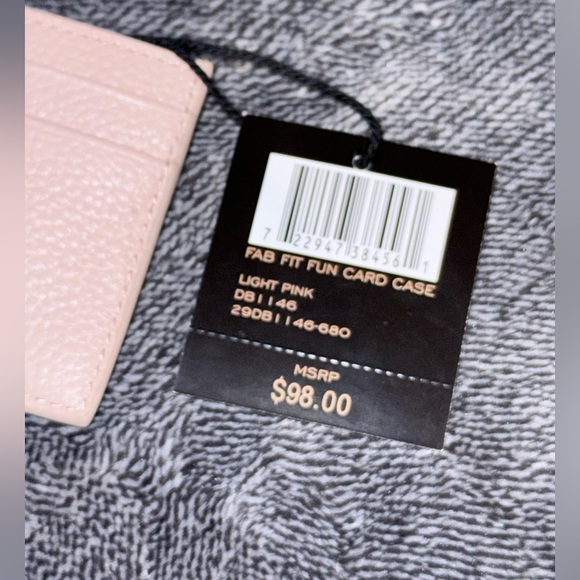 NWT Frye Blush Pink Leather Card Holder - Picture 6 of 10